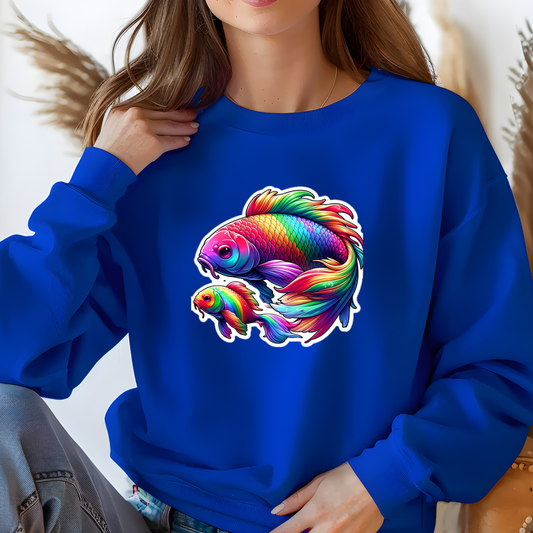 Rainbow Koi Sweatshirt