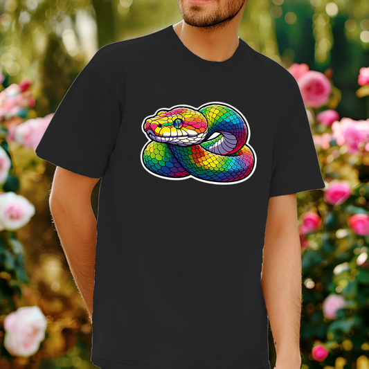 Rainbow Animals T-Shirt Collection: Python