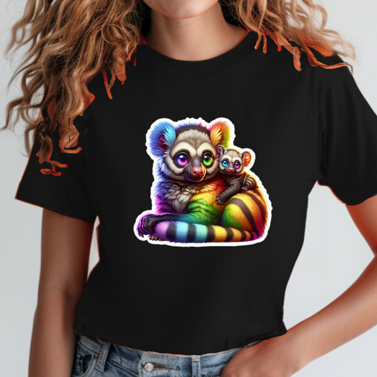 Rainbow Bushbabies Unisex Soft T-Shirt