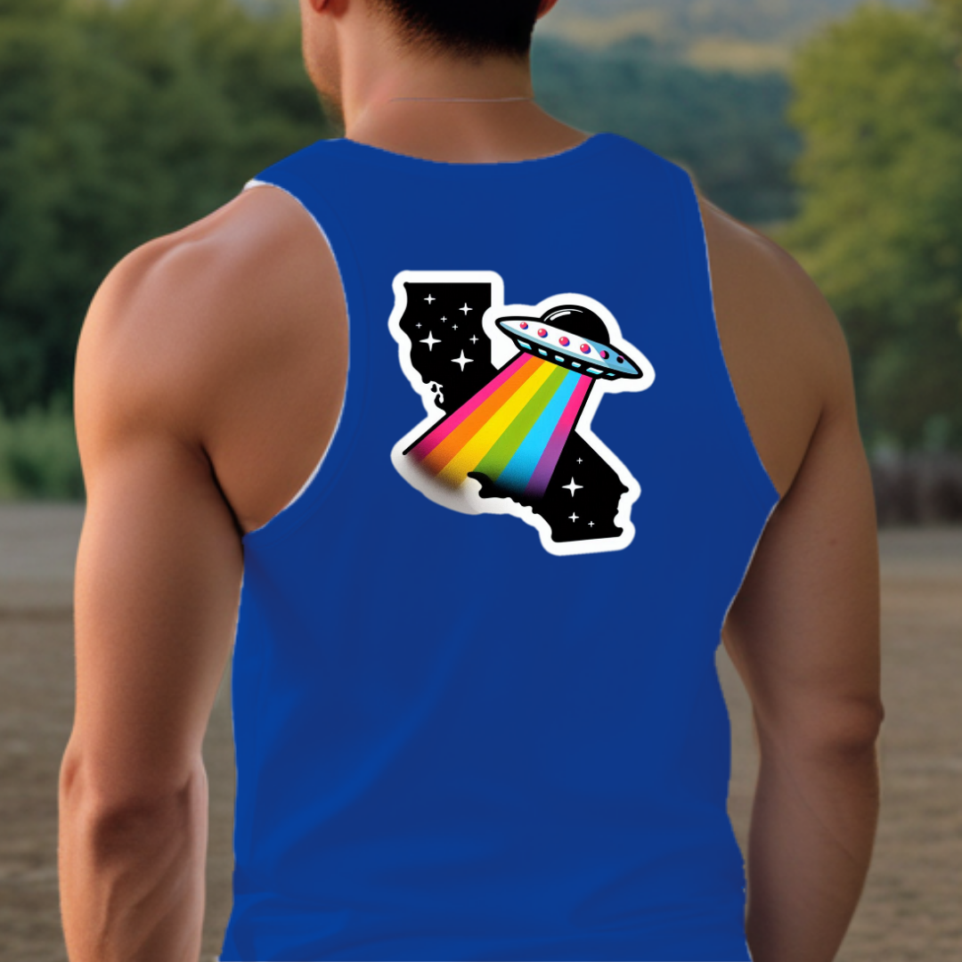 California Pride Tank Top - Back Print