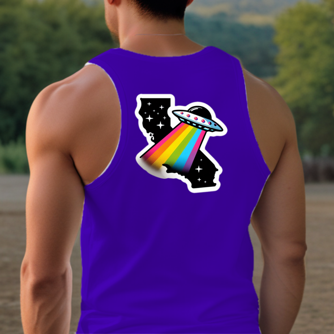 California Pride Tank Top - Back Print