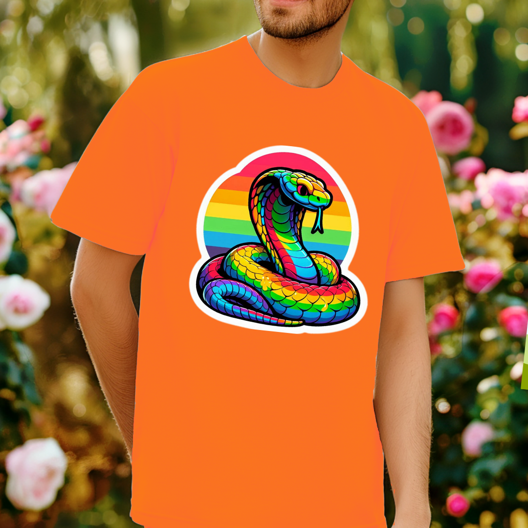 Rainbow Cobras Unisex Soft T-Shirt