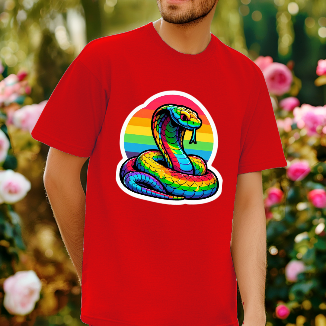 Rainbow Cobras Unisex Soft T-Shirt