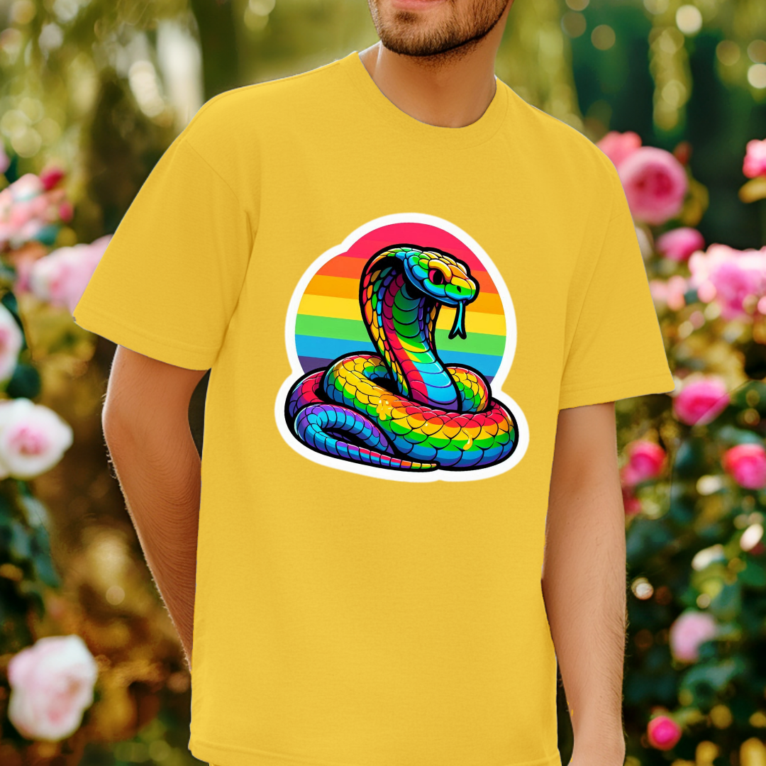 Rainbow Cobras Unisex Soft T-Shirt