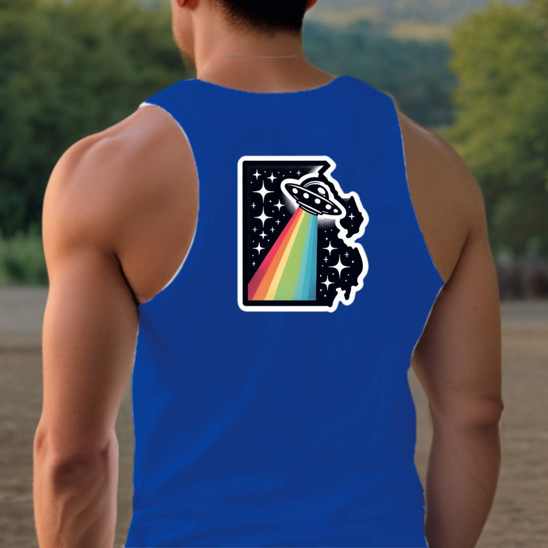 Connecticut  Pride Tank Top - Back Print