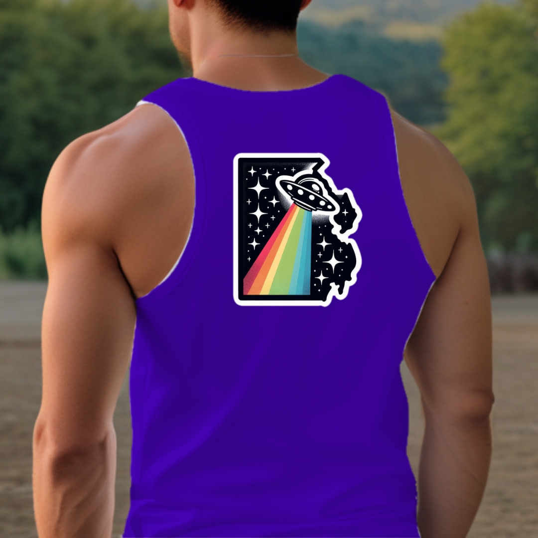 Connecticut  Pride Tank Top - Back Print