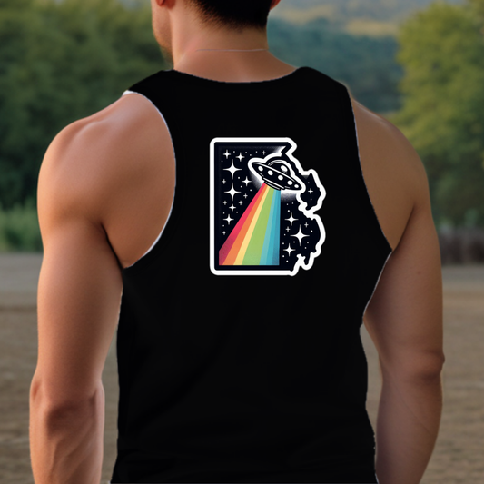 Connecticut  Pride Tank Top - Back Print