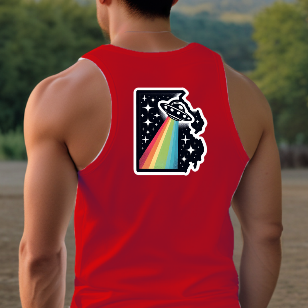 Connecticut  Pride Tank Top - Back Print