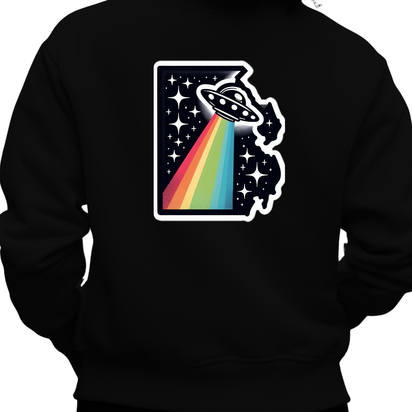 Connecticut PRIDE Sweatshirt On the Back