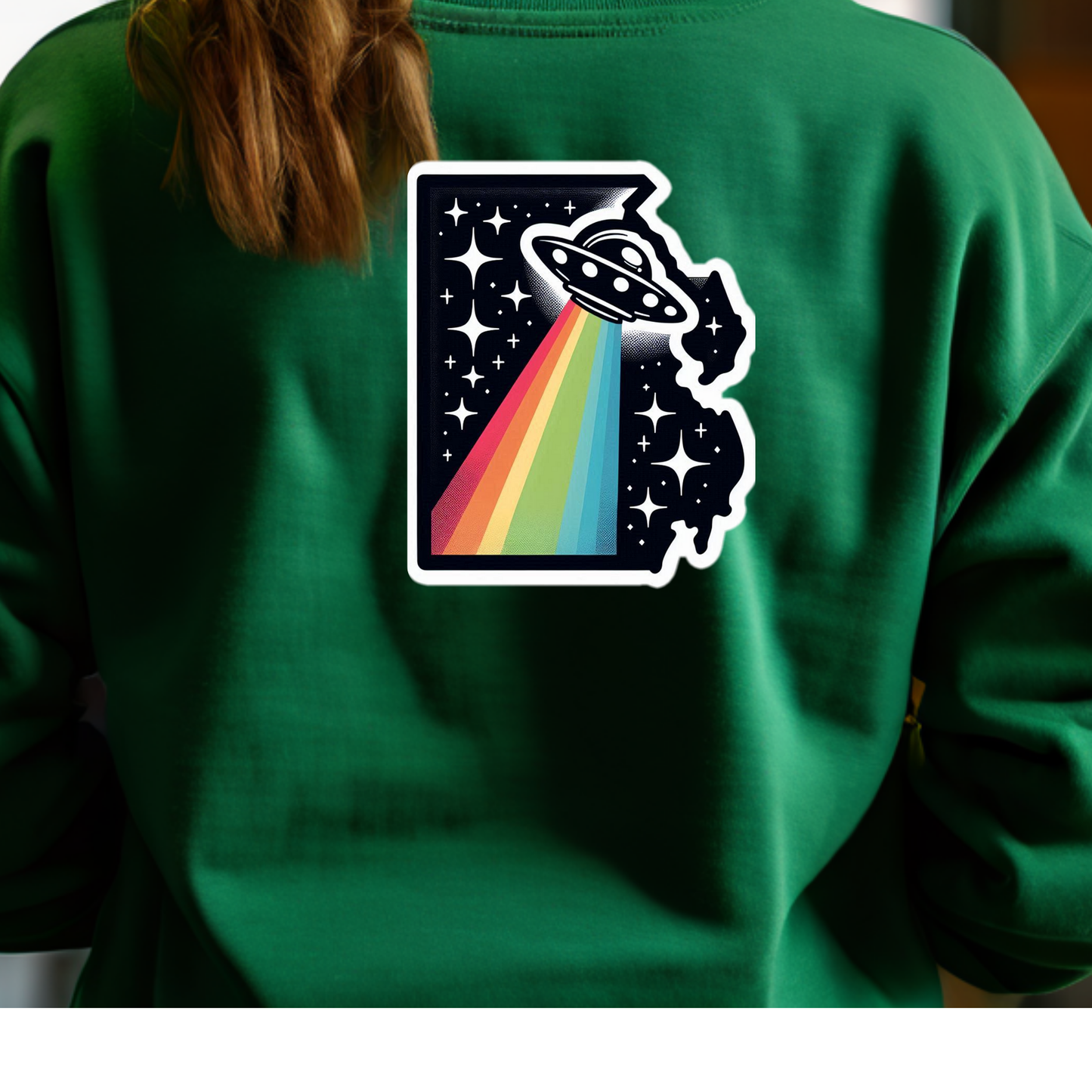 Connecticut PRIDE Sweatshirt On the Back