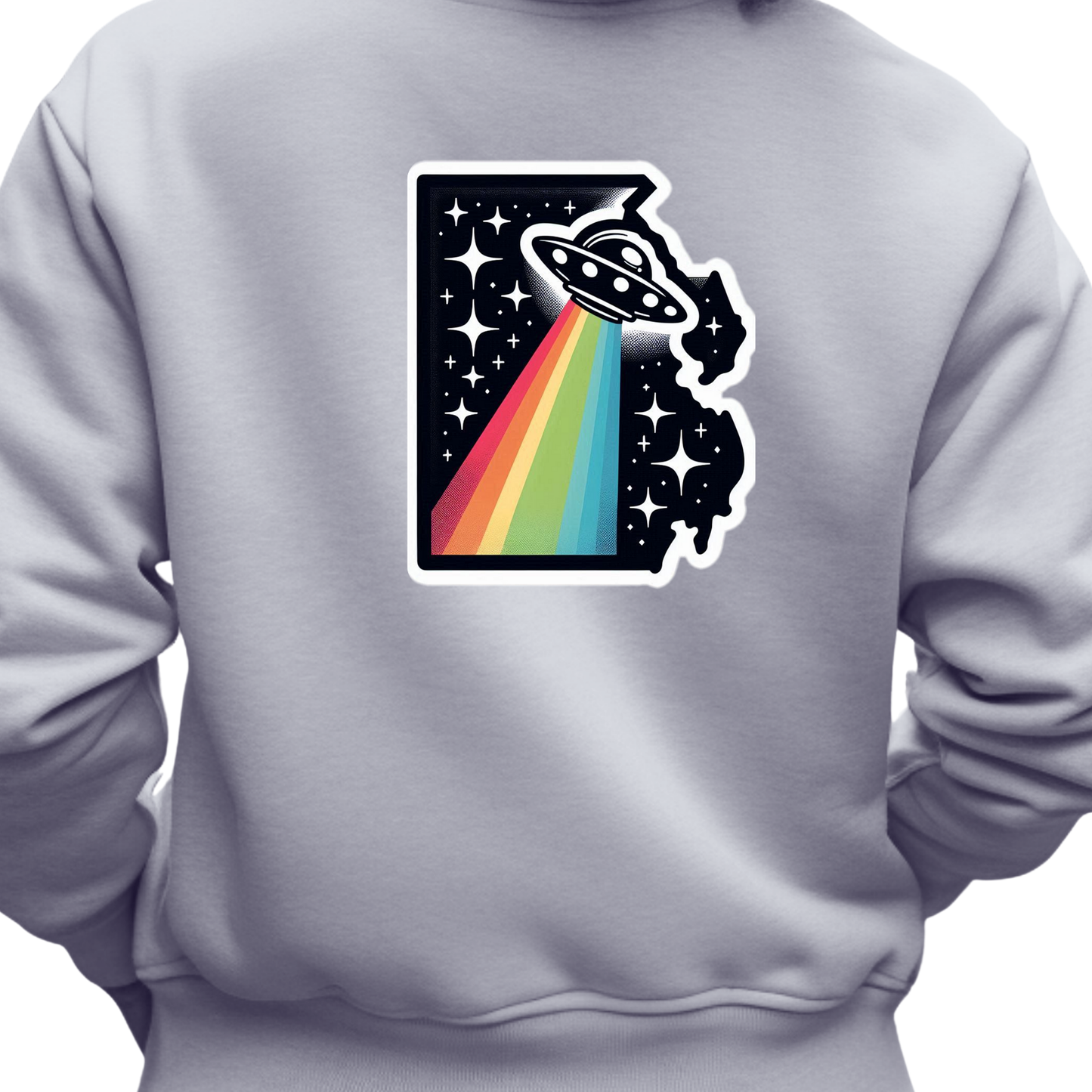 Connecticut PRIDE Sweatshirt On the Back