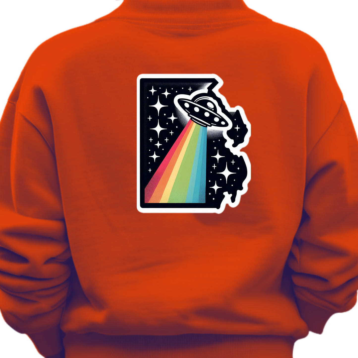 Connecticut PRIDE Sweatshirt On the Back