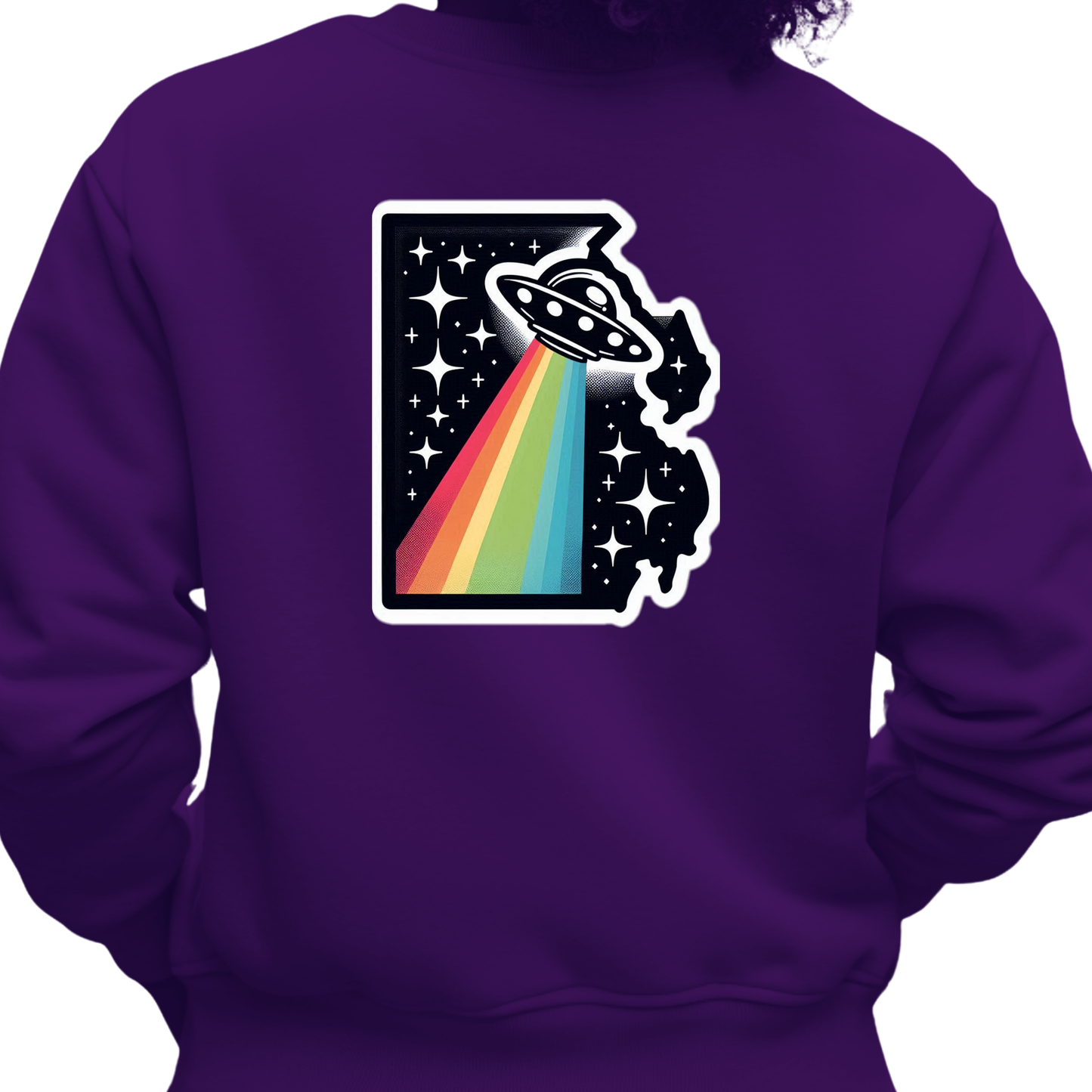 Connecticut PRIDE Sweatshirt On the Back