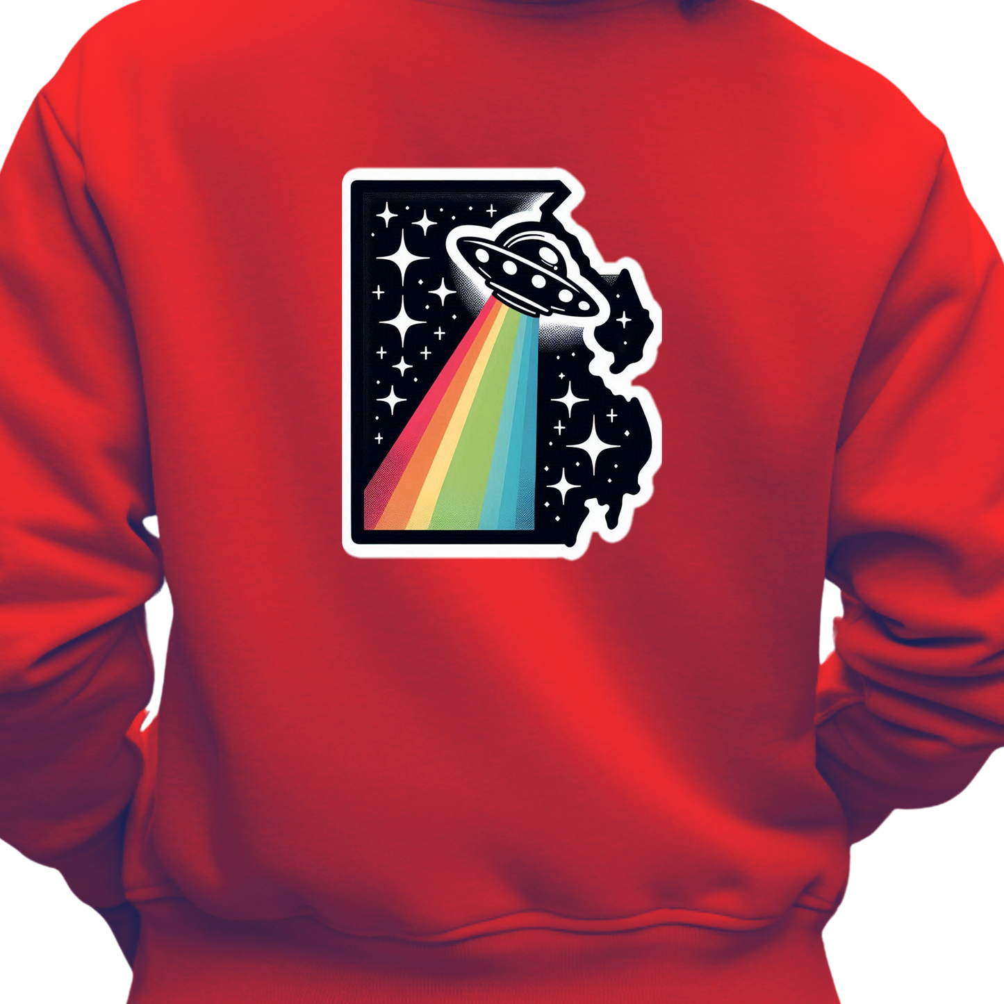 Connecticut PRIDE Sweatshirt On the Back