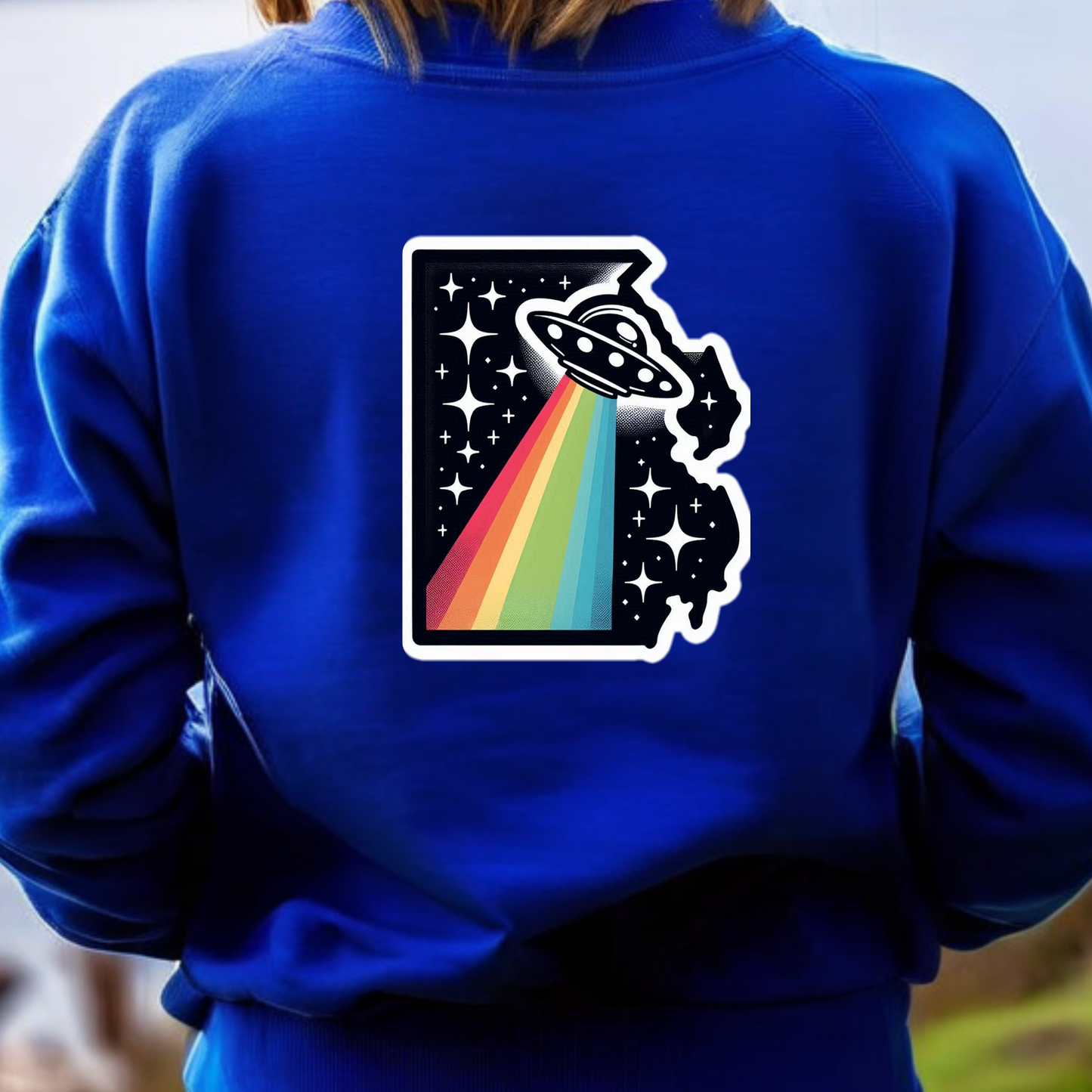 Connecticut PRIDE Sweatshirt On the Back