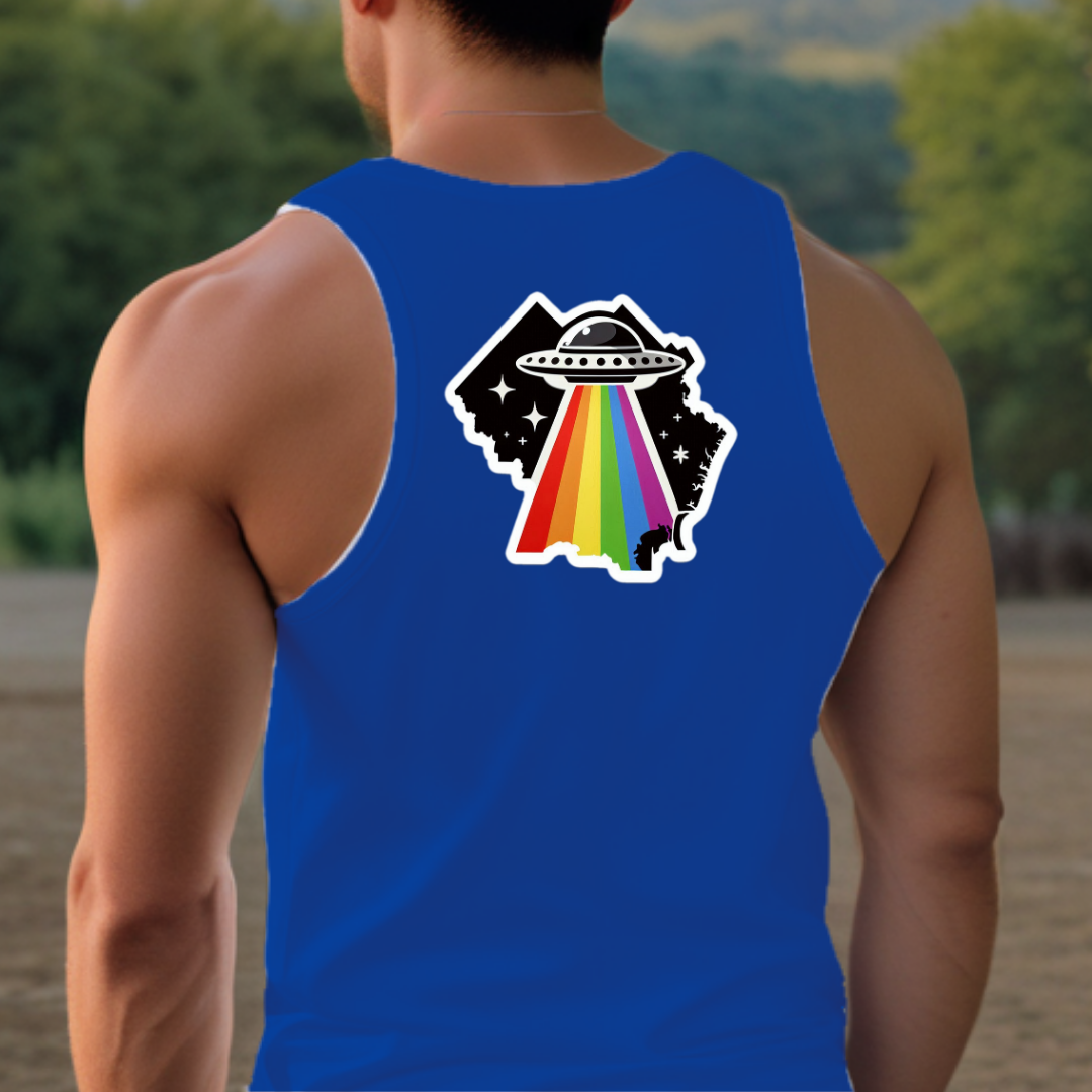 District of Columbia Pride Tank Top - Back Print