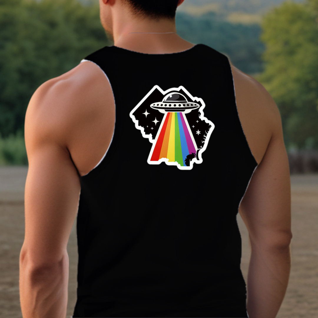 District of Columbia Pride Tank Top - Back Print