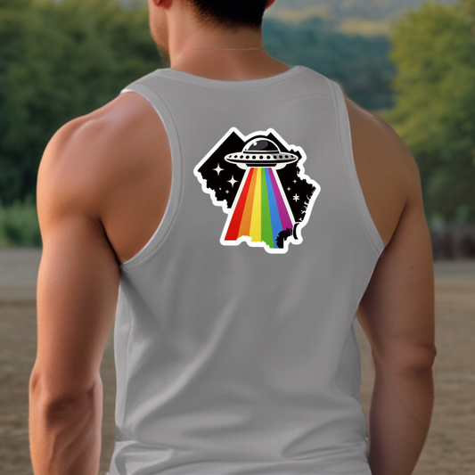 District of Columbia Pride Tank Top - Back Print