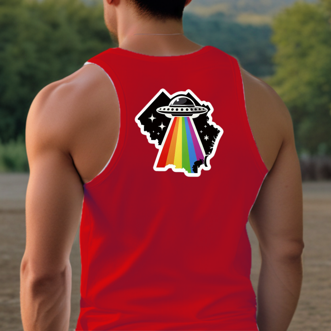 District of Columbia Pride Tank Top - Back Print