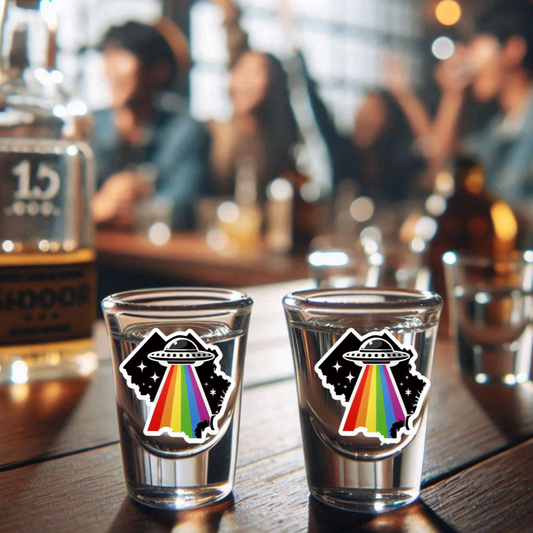 PRIDE District of Columbia Shot Glasses