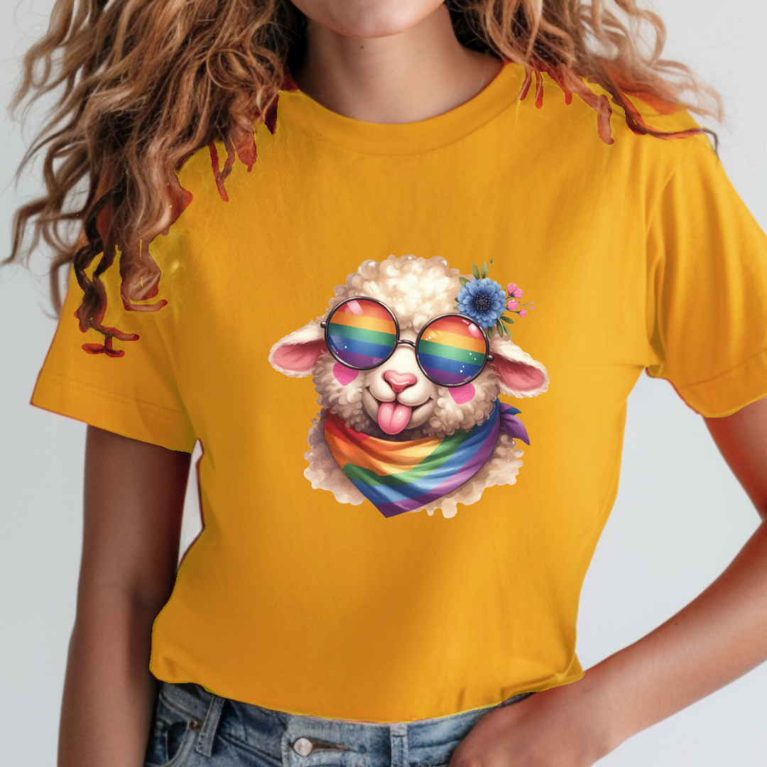 Pride Animals T-Shirt - Sassy Sheep