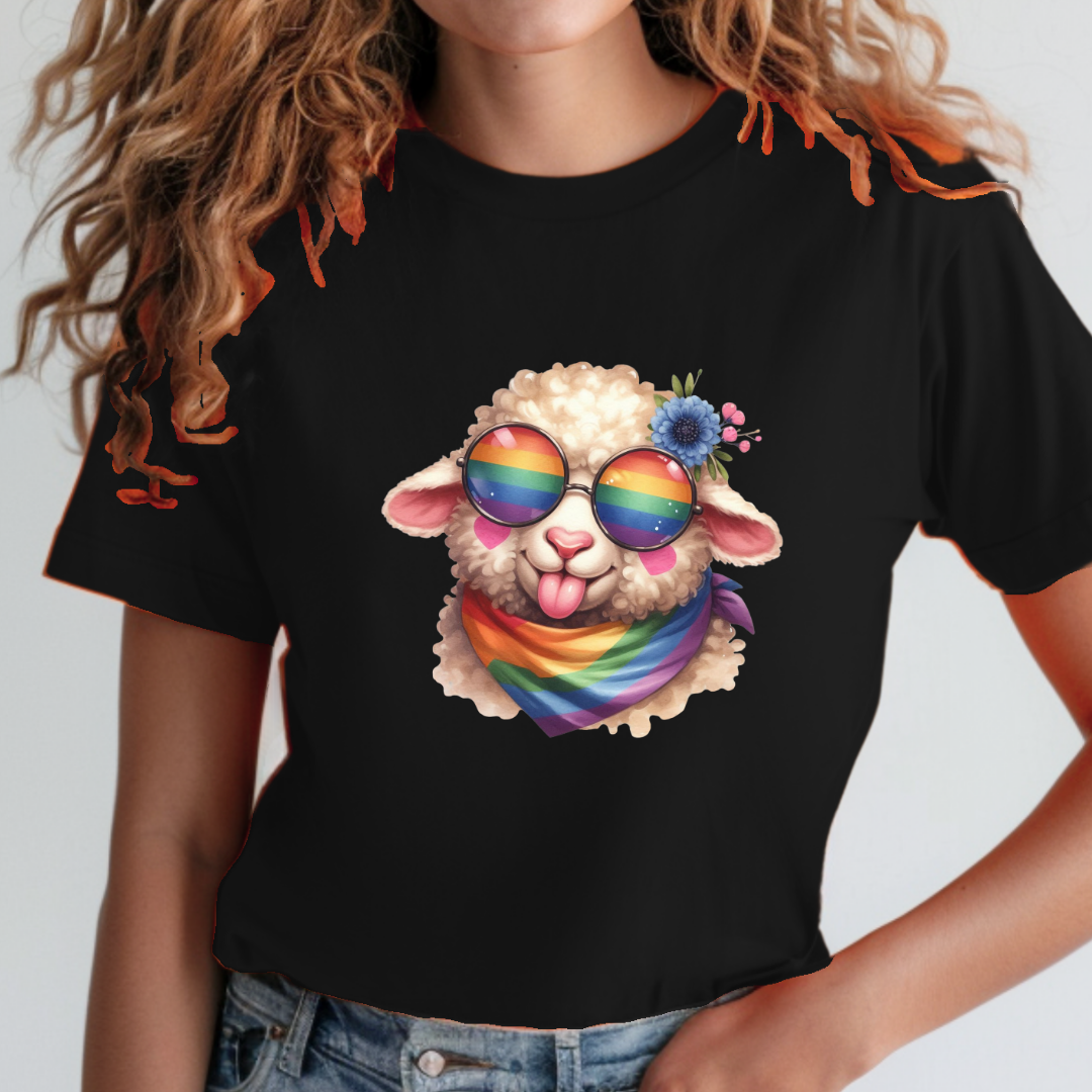 Pride Animals T-Shirt - Sassy Sheep