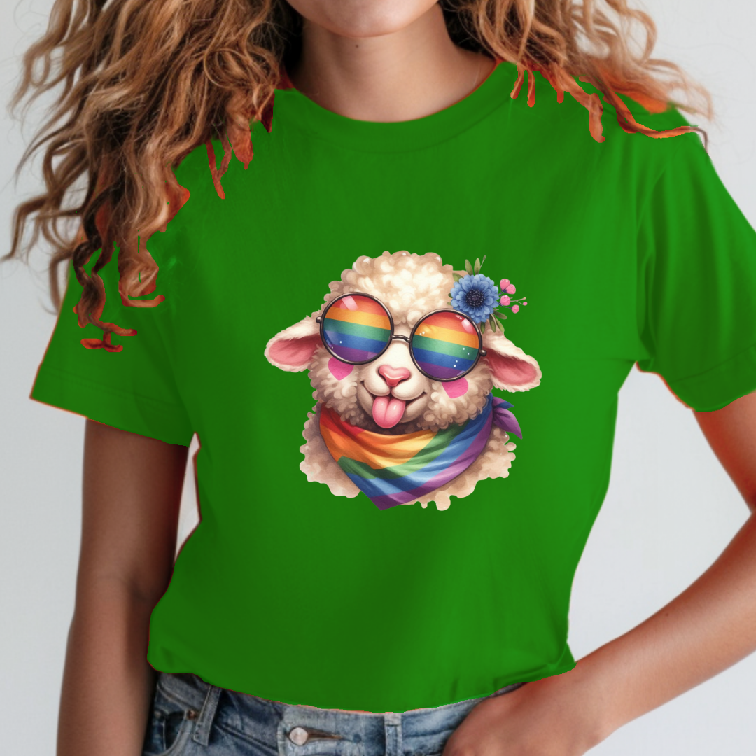 Pride Animals T-Shirt - Sassy Sheep