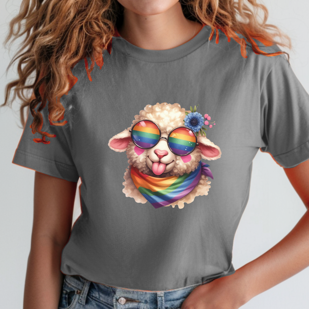 Pride Animals T-Shirt - Sassy Sheep