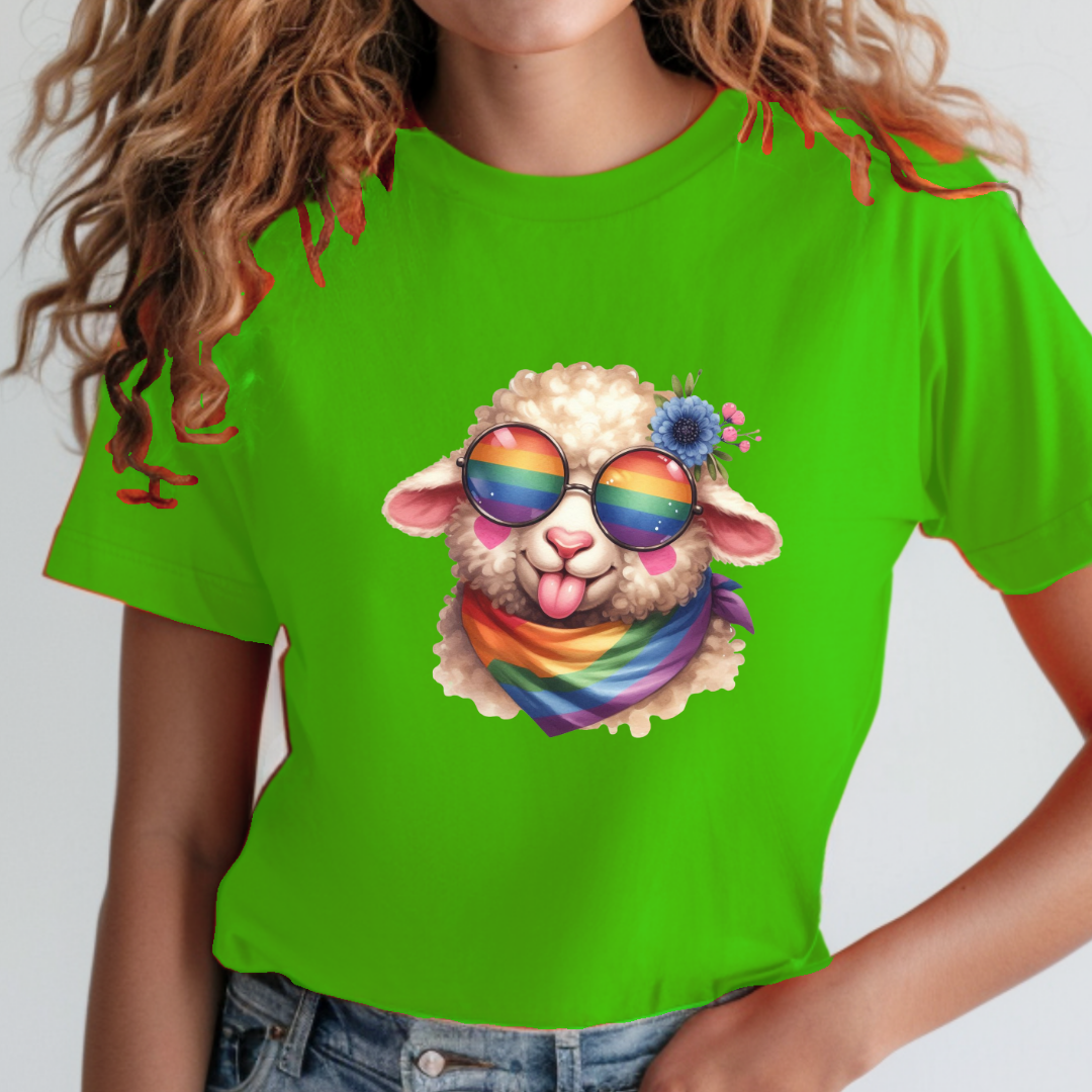 Pride Animals T-Shirt - Sassy Sheep