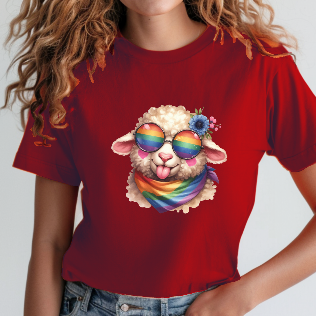 Pride Animals T-Shirt - Sassy Sheep