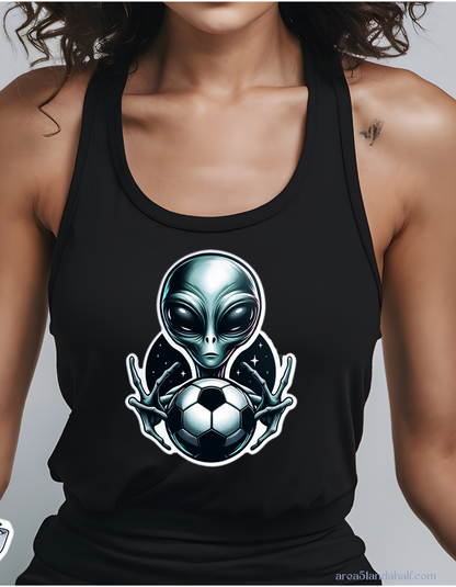 Alien and Soccer Racerback Tank