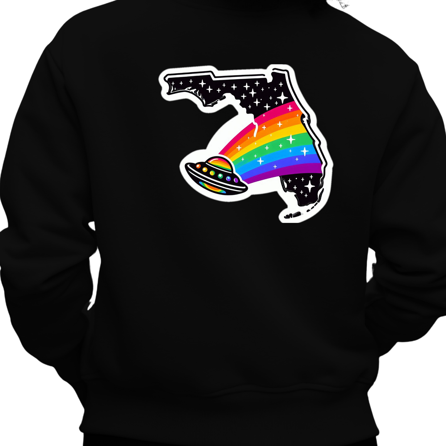 Florida Pride Sweatshirt On The Back