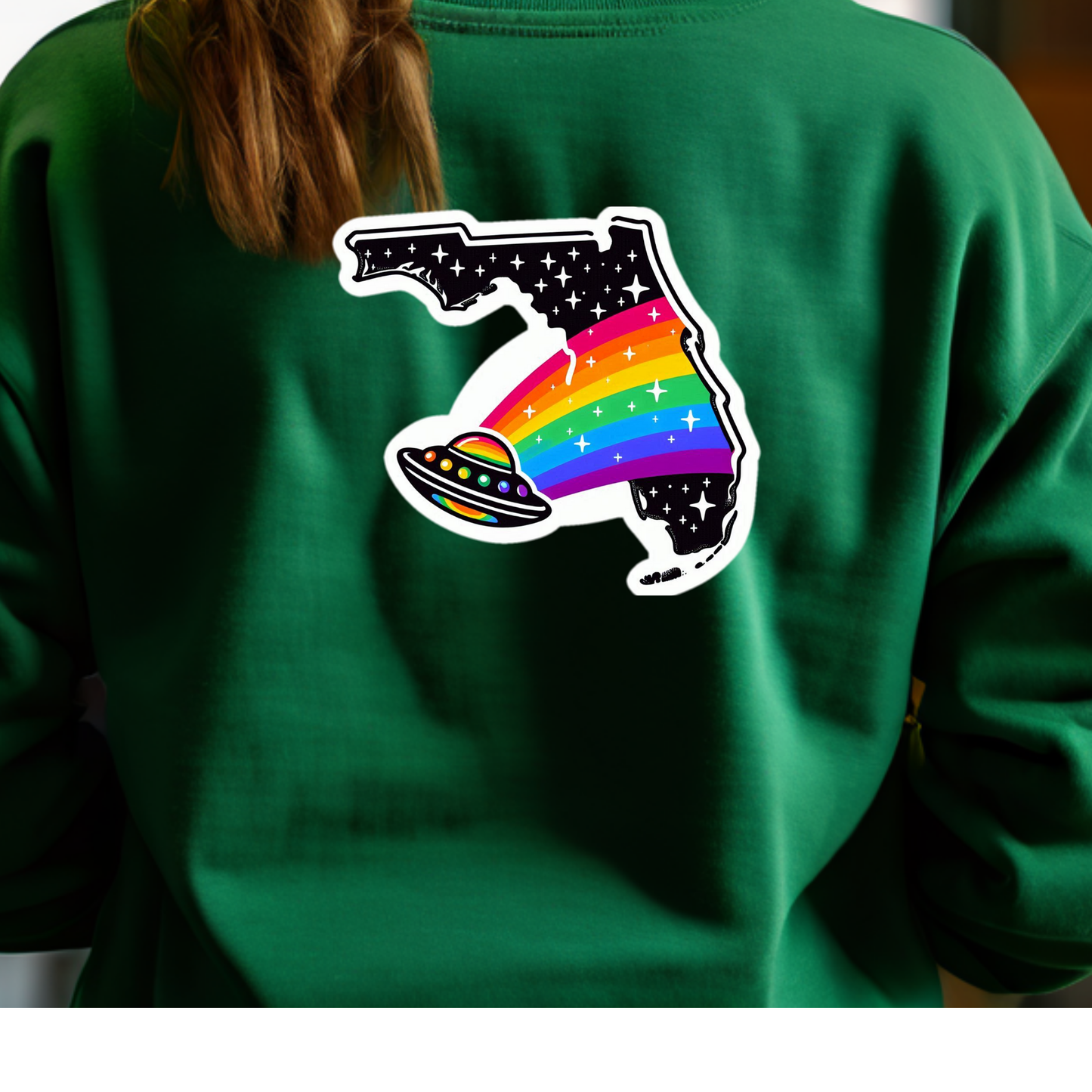 Florida Pride Sweatshirt On The Back