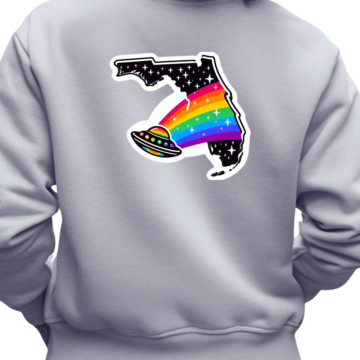 Florida Pride Sweatshirt On The Back