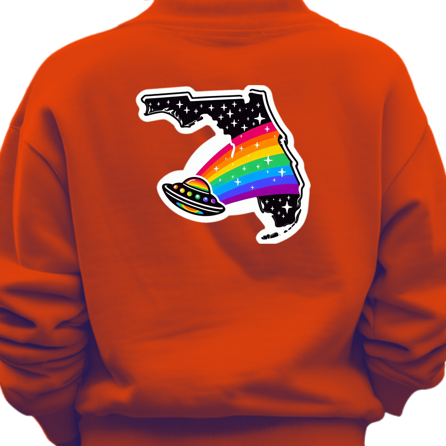 Florida Pride Sweatshirt On The Back