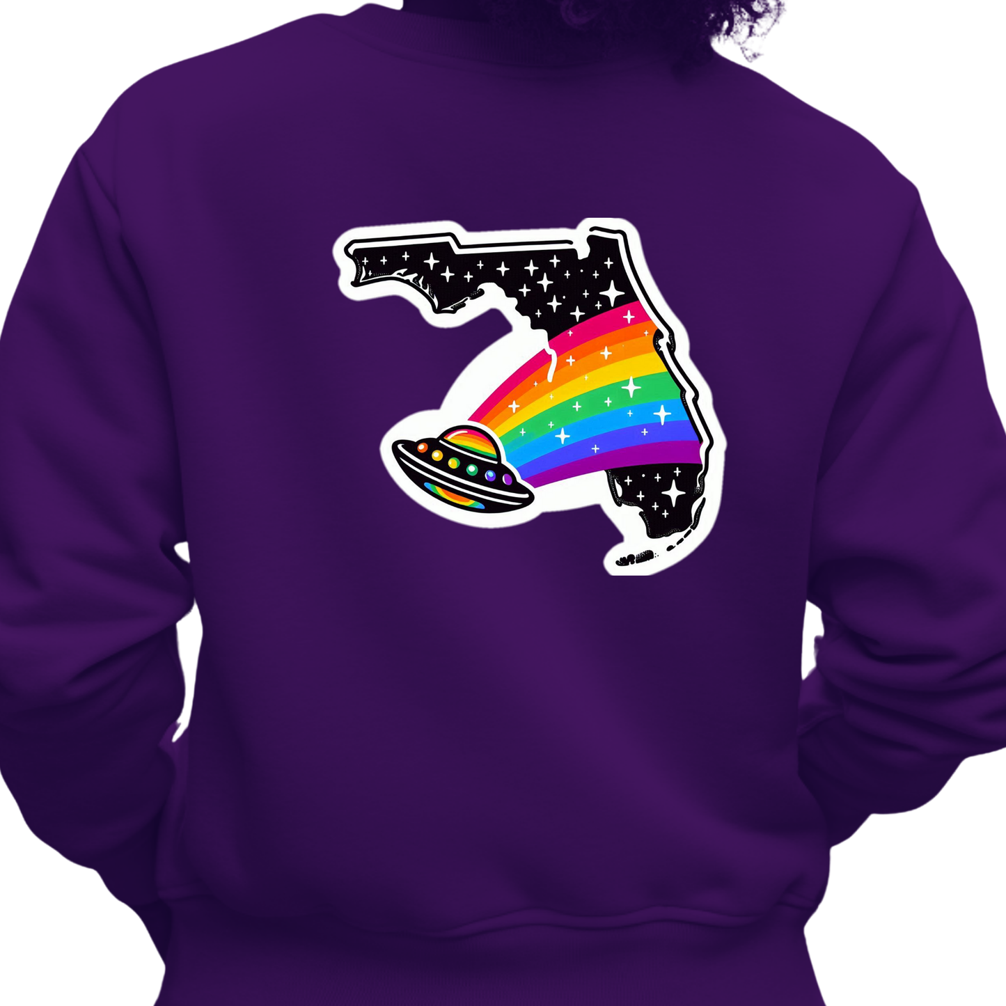 Florida Pride Sweatshirt On The Back