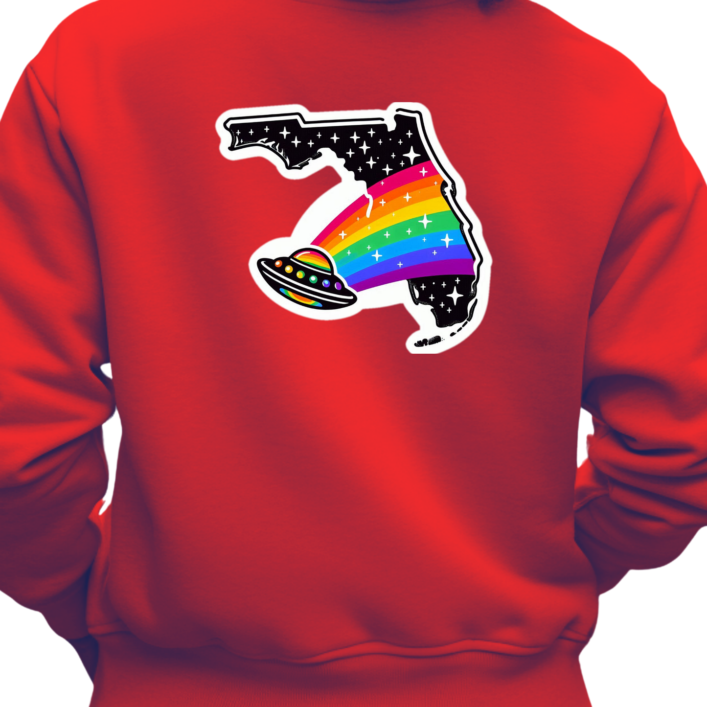 Florida Pride Sweatshirt On The Back