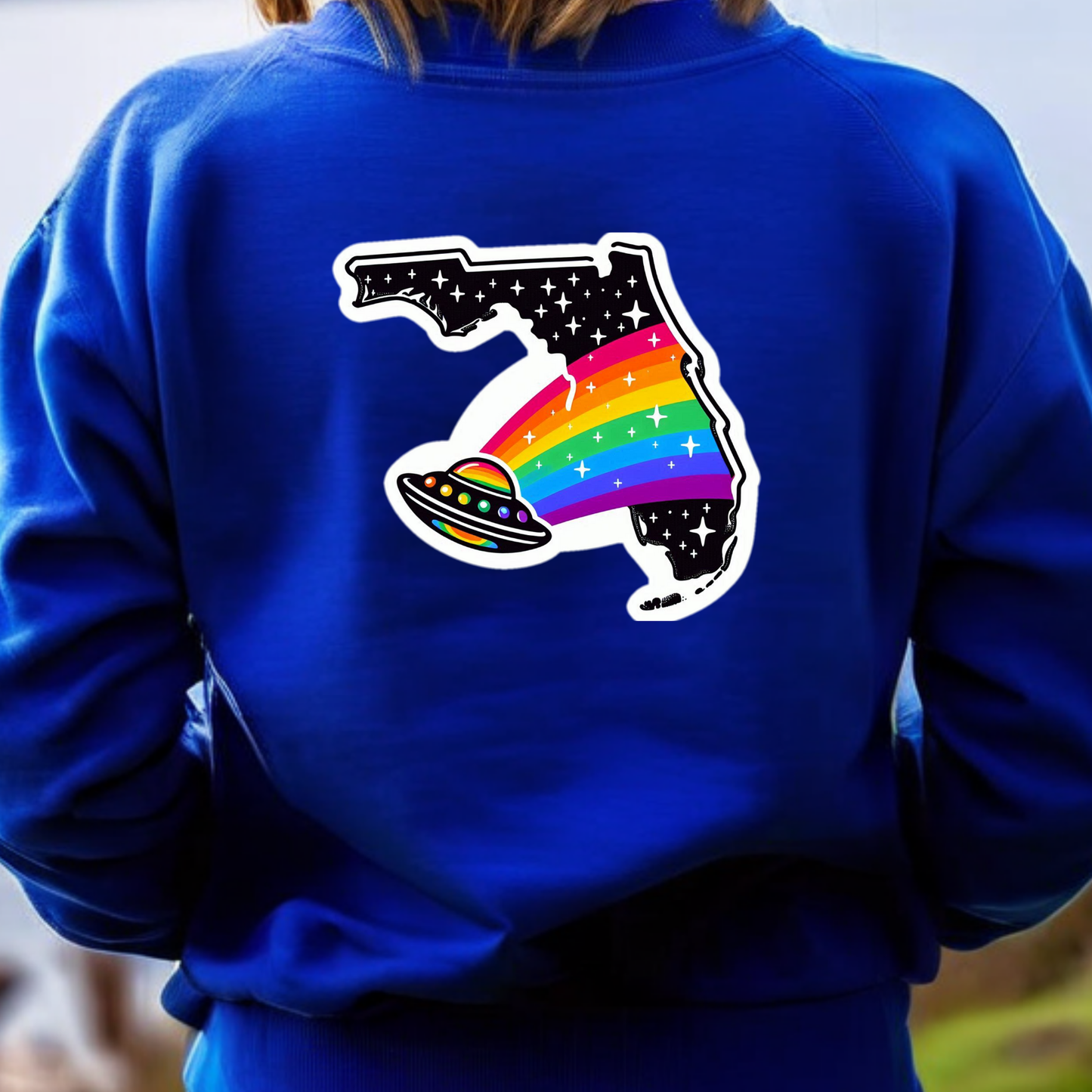 Florida Pride Sweatshirt On The Back