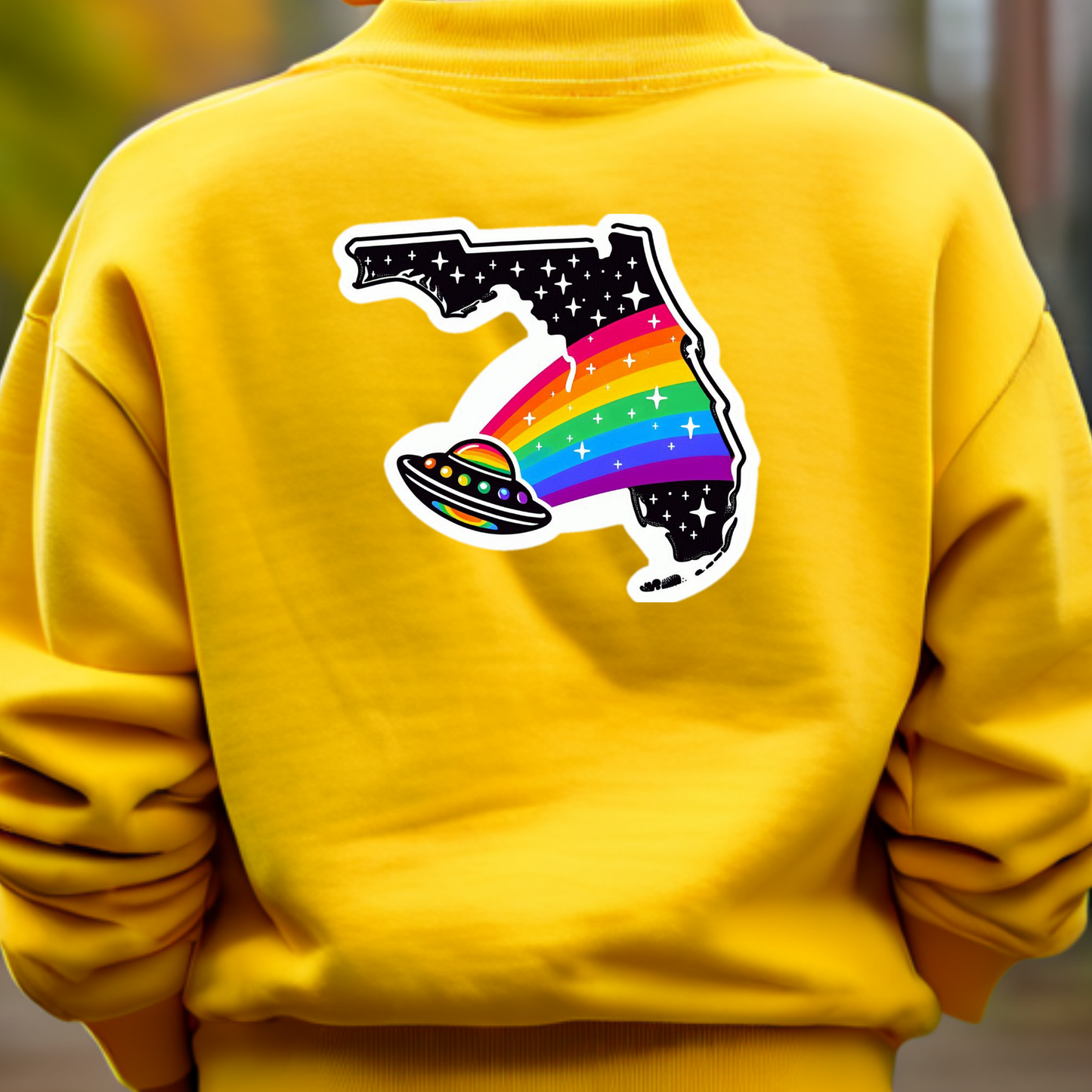 Florida Pride Sweatshirt On The Back