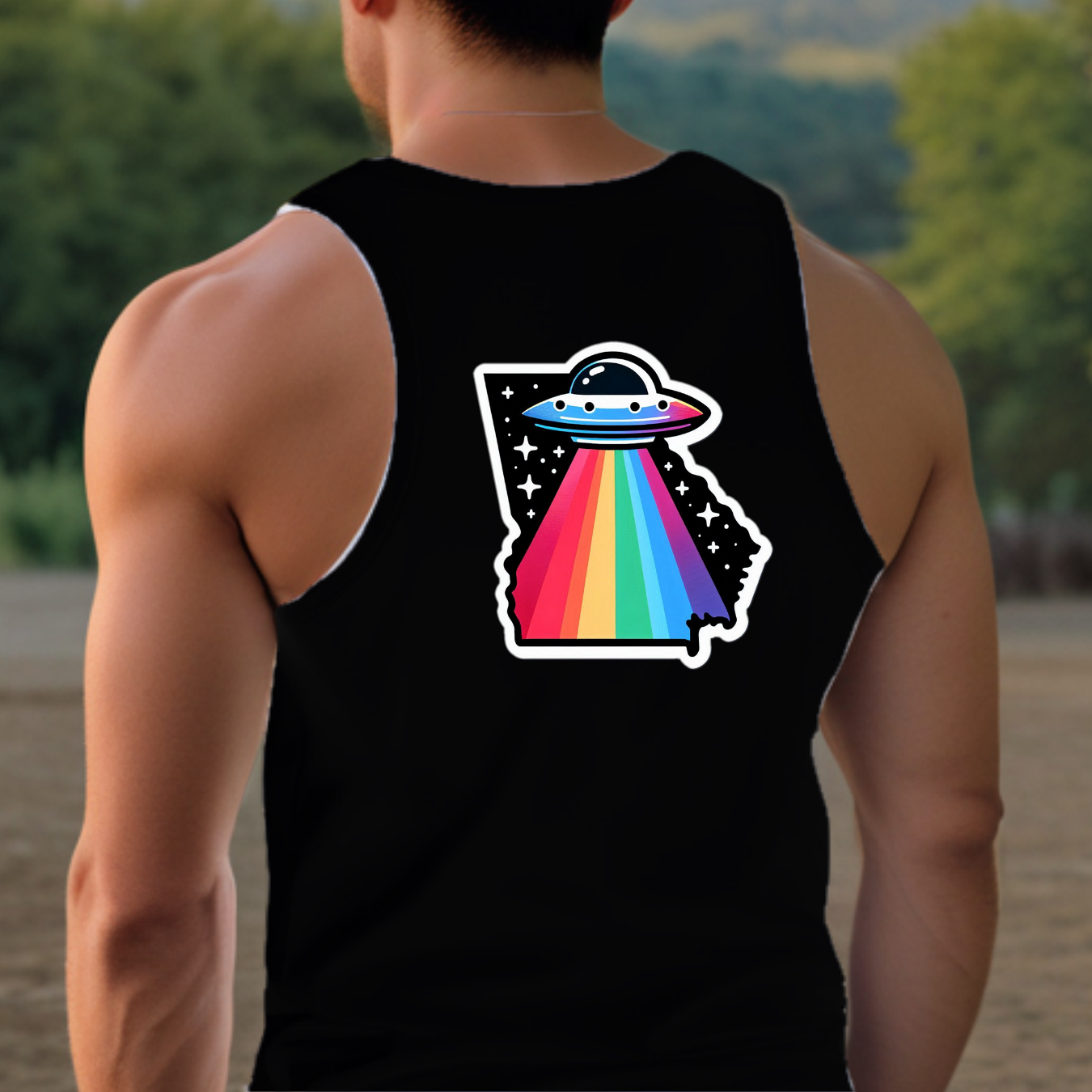 Georgia Pride Tank Top - Back Print