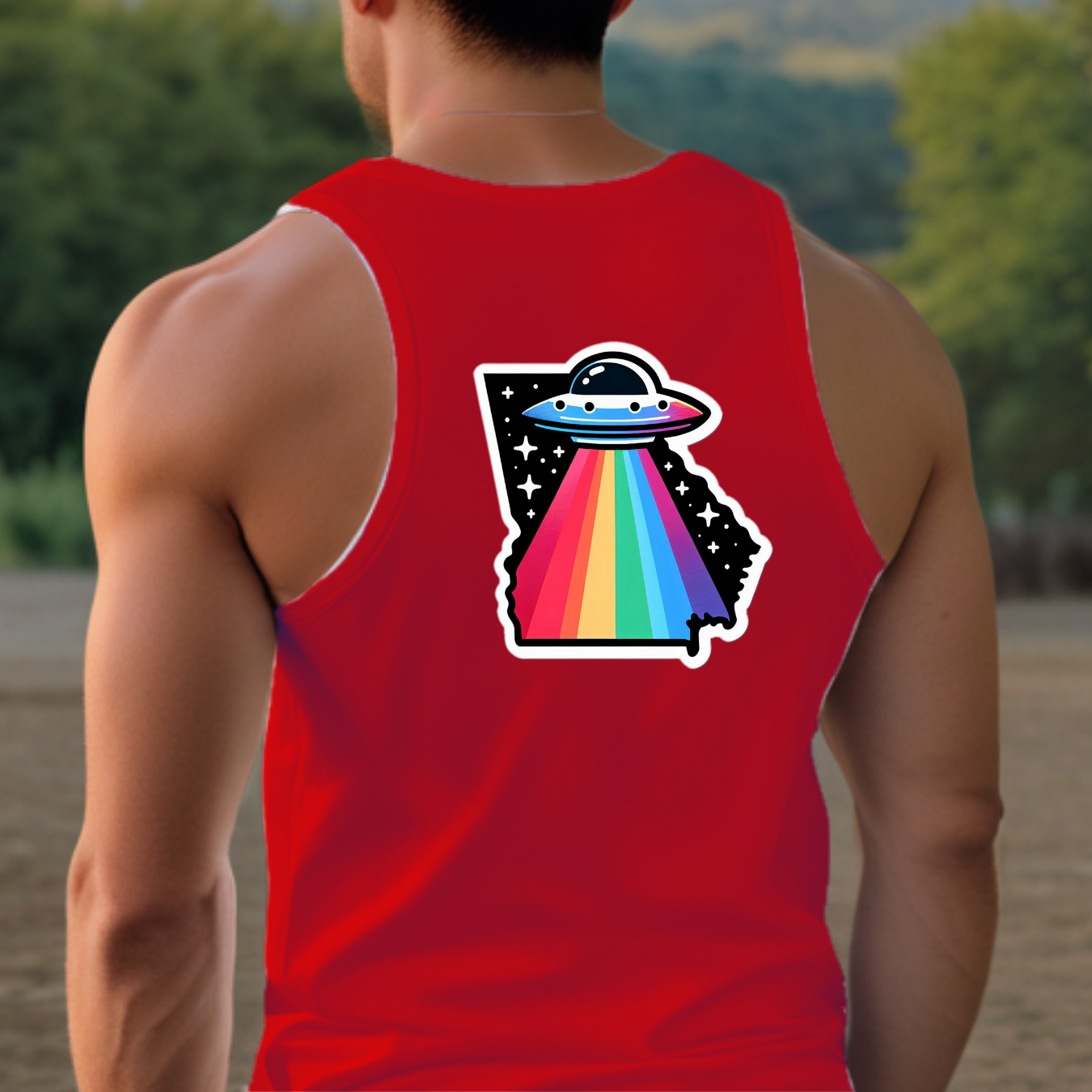 Georgia Pride Tank Top - Back Print