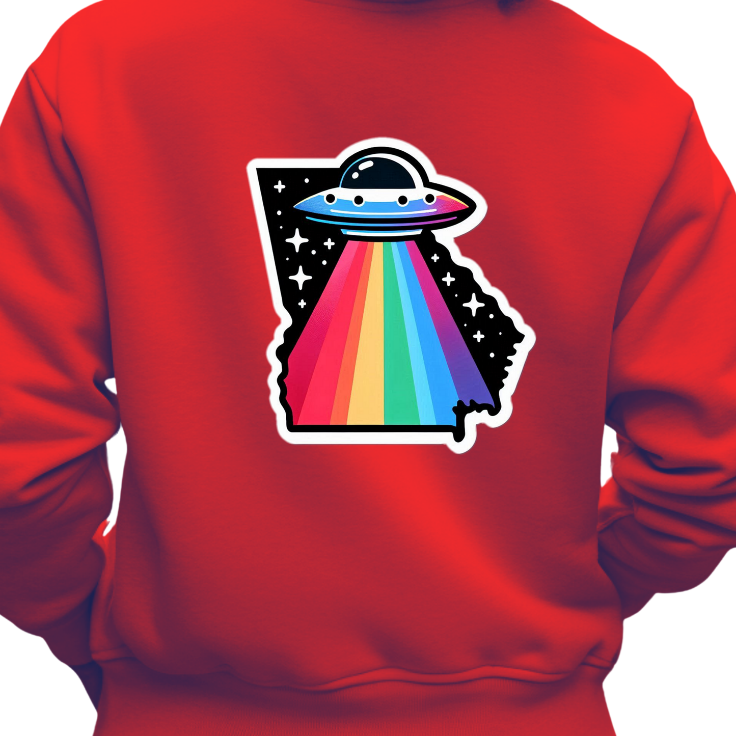 Georgia PRIDE Sweatshirt On the Back