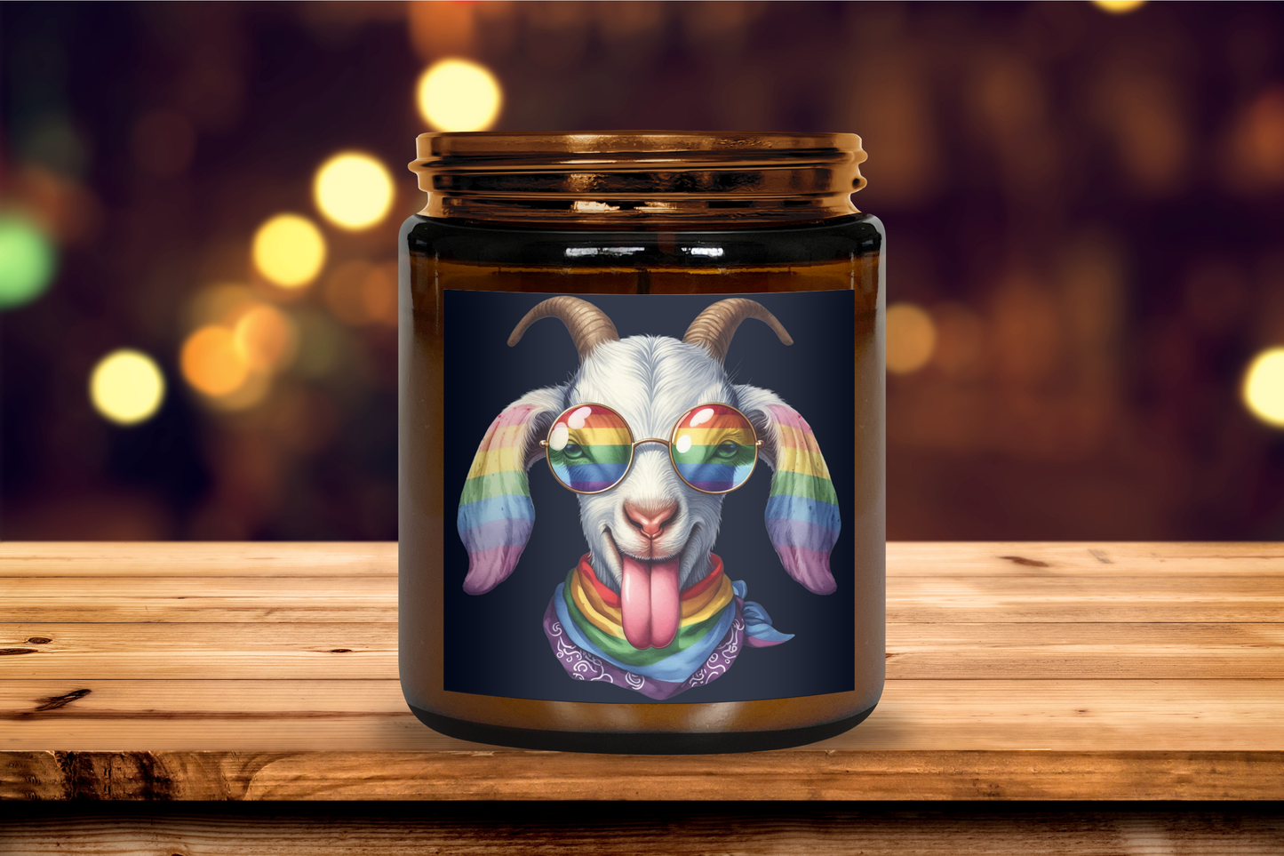 Rainbow Goat Scented Soy Candle