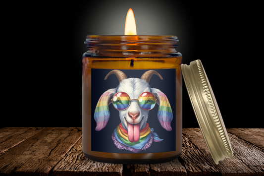 Rainbow Goat Scented Soy Candle
