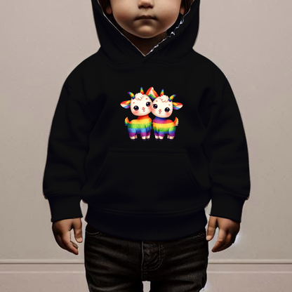 Rainbow Goats Toddler Hoodie-