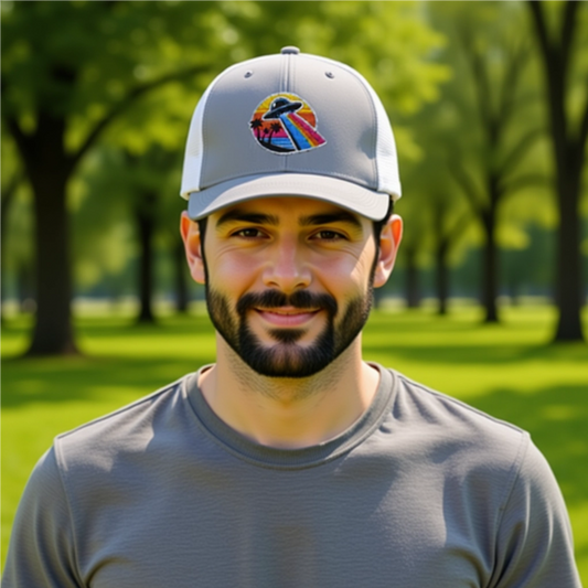 Aliens in Paradise - Embroidered Trucker Cap - Adjustable & Stylish