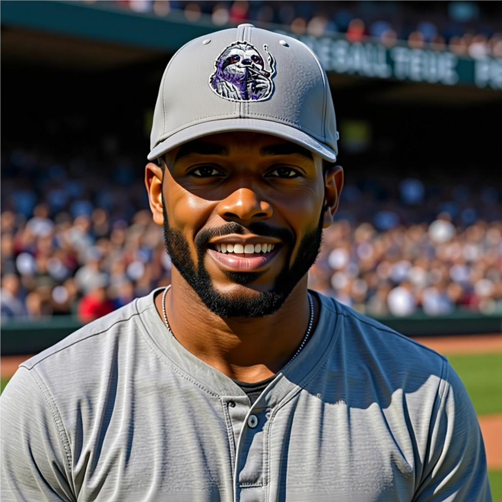 Embroidered Trucker Cap - 420 Sloth