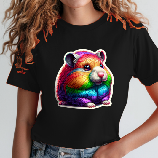 Rainbow Animals T-Shirt Collection: Hamster