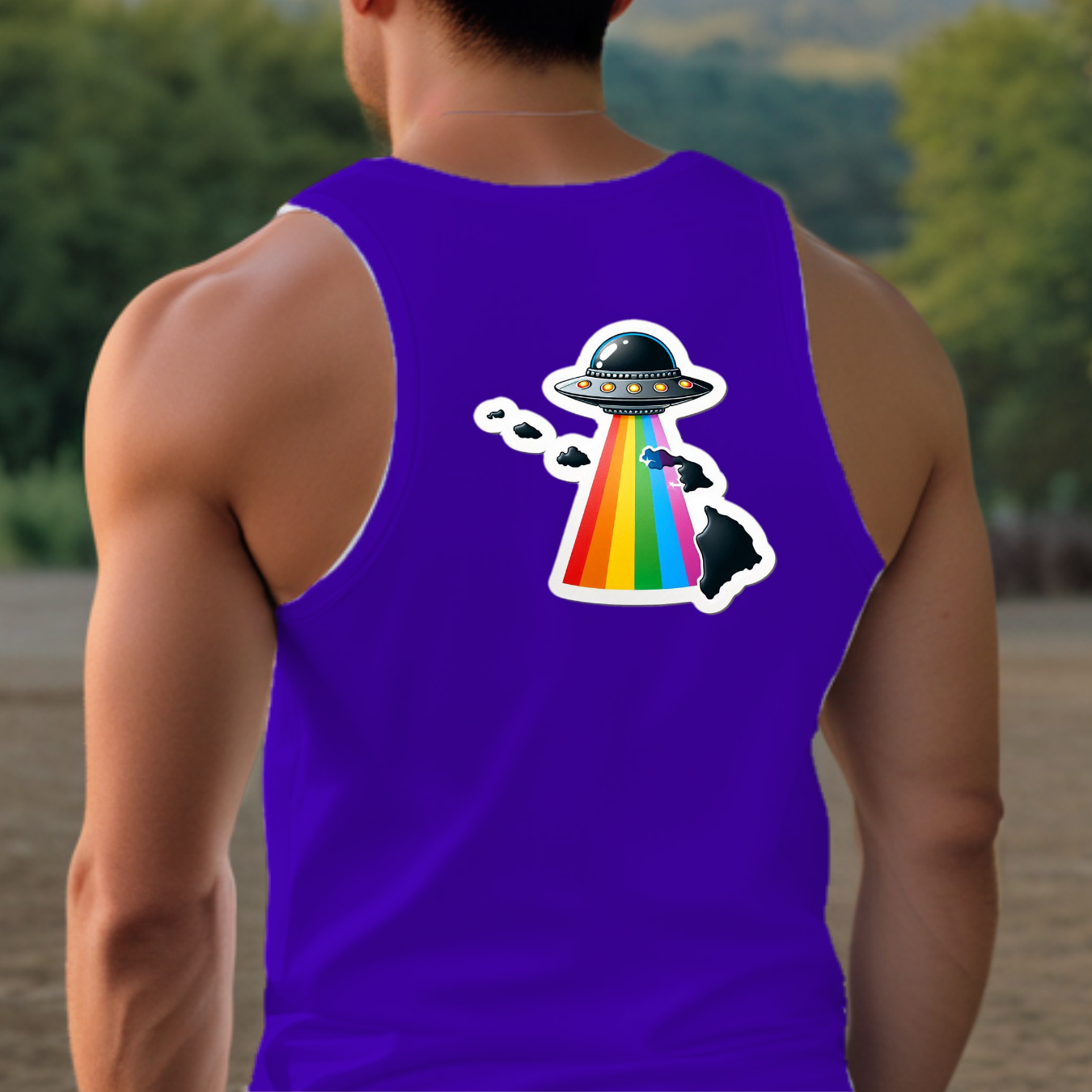 Hawaii Pride Tank Top - Back Print