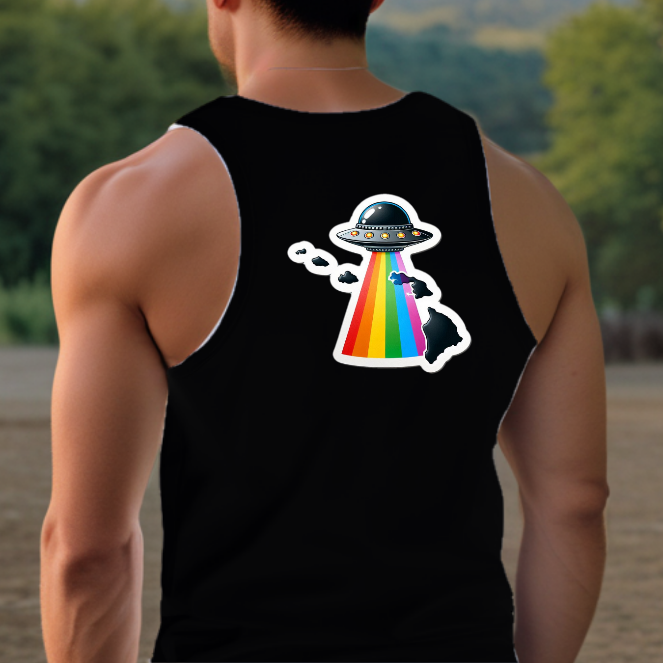 Hawaii Pride Tank Top - Back Print